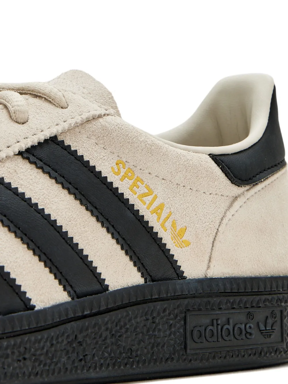 Adidas Originals Leather Three-stripes Low-top Sneakers In Neutral