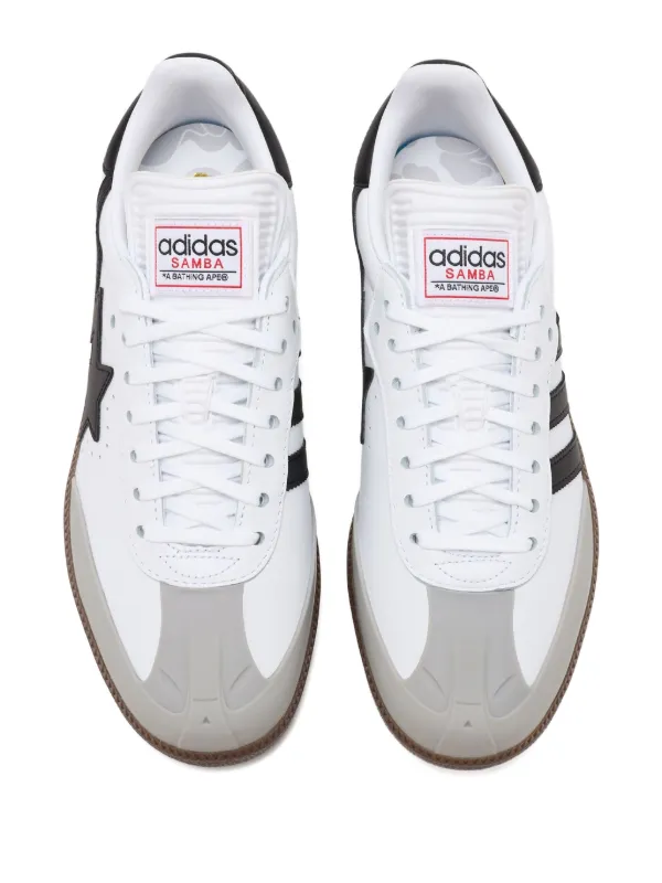 Adidas x BAPE Samba Sneakers | White | FARFETCH IN