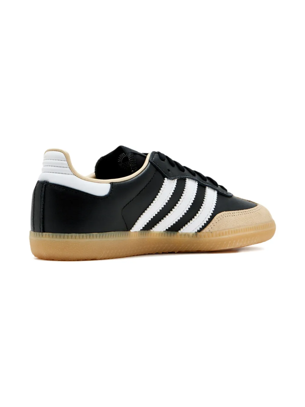Adidas Kids Samba lace-up leather sneakers - Zwart