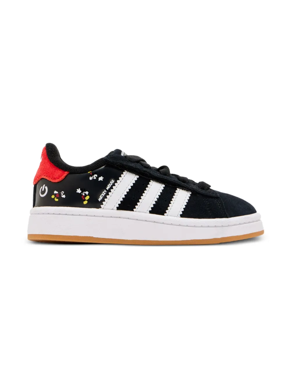 Adidas Kids x Disney Campus 00s suede low-top sneakers Black