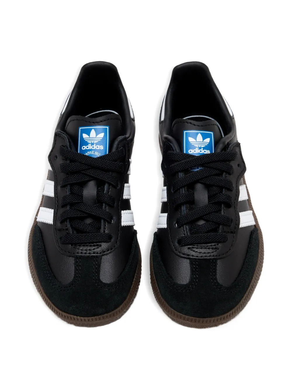 adidas Kids Samba three-stripe sneakers Black