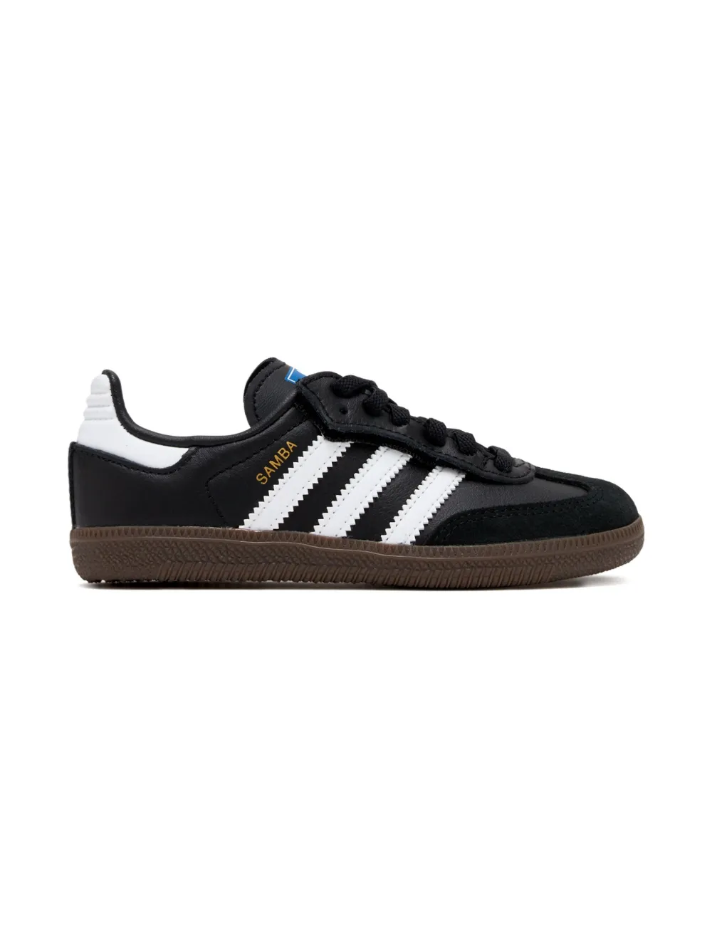Adidas Kids Samba three-stripe sneakers Black