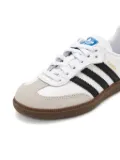 adidas Kids Samba leather sneakers - Neutrals