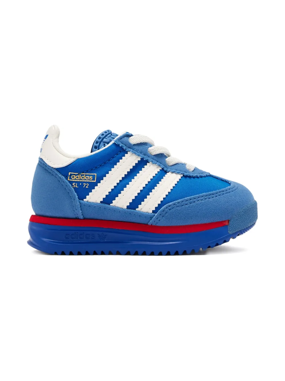 Adidas Kids SL 72 RS three-stripe sneakers Blue