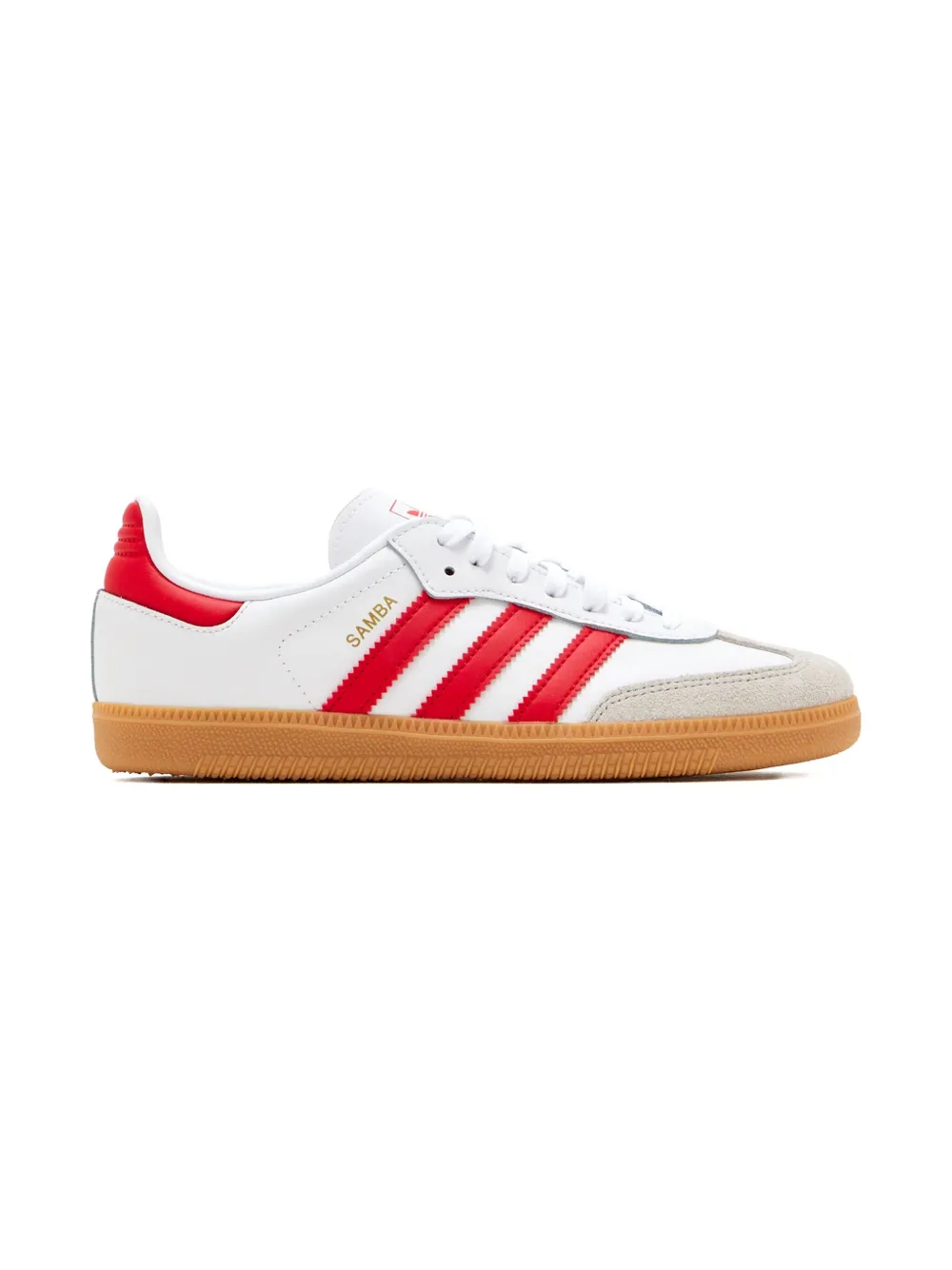 Adidas Kids Samba leather sneakers - Wit