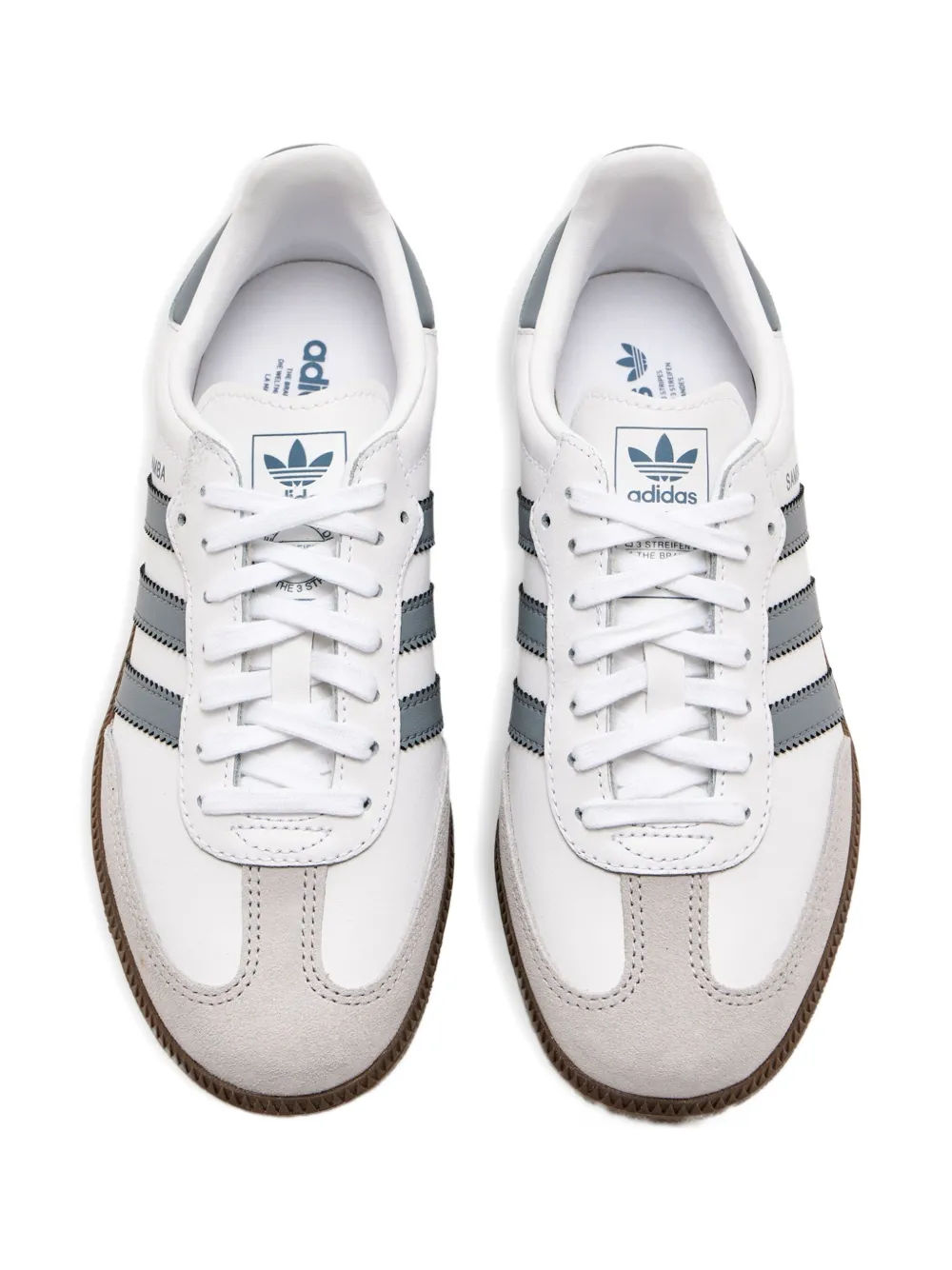adidas Kids Samba leather sneakers White