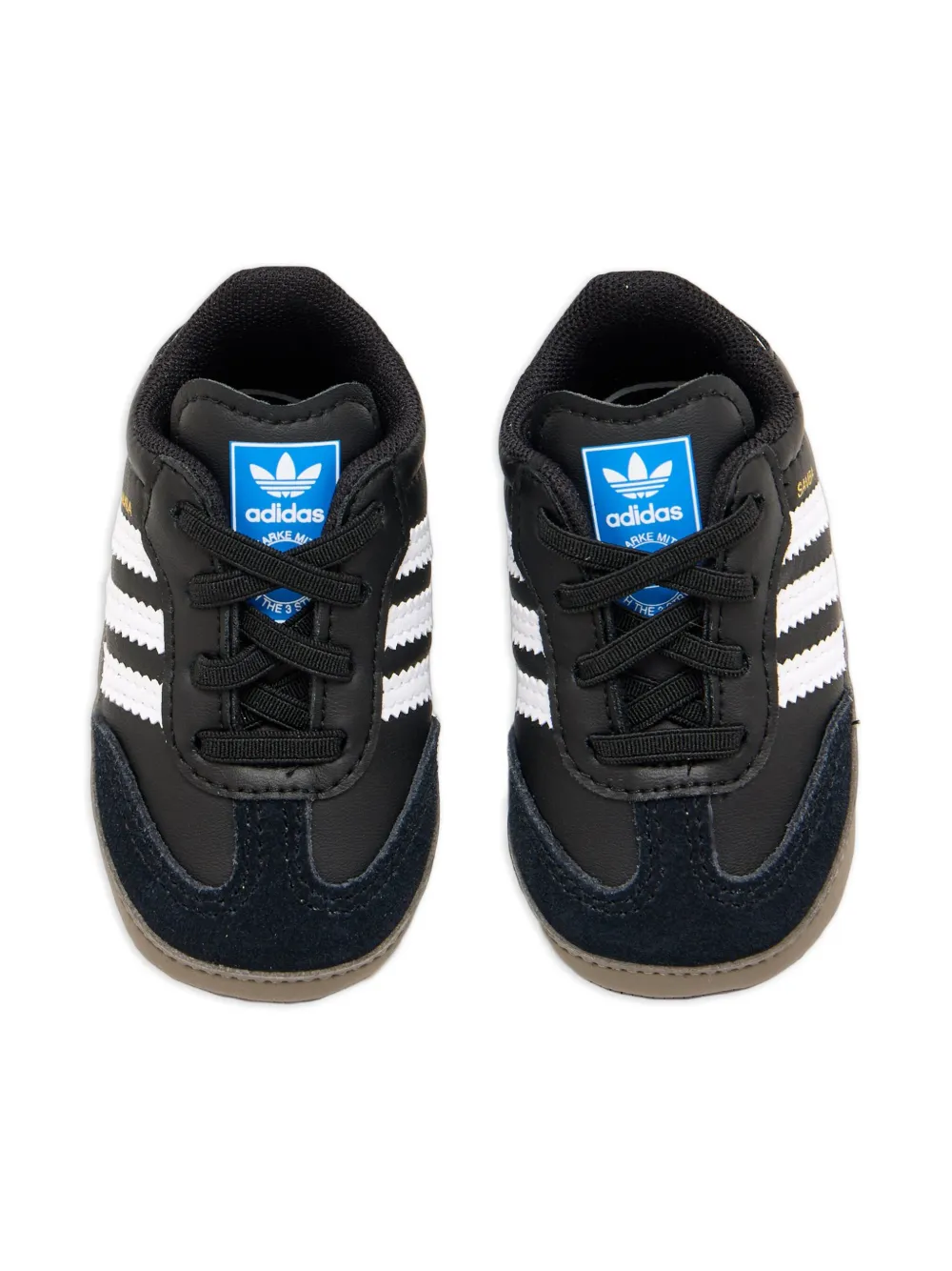 adidas Kids Samba three-stripe sneakers Black