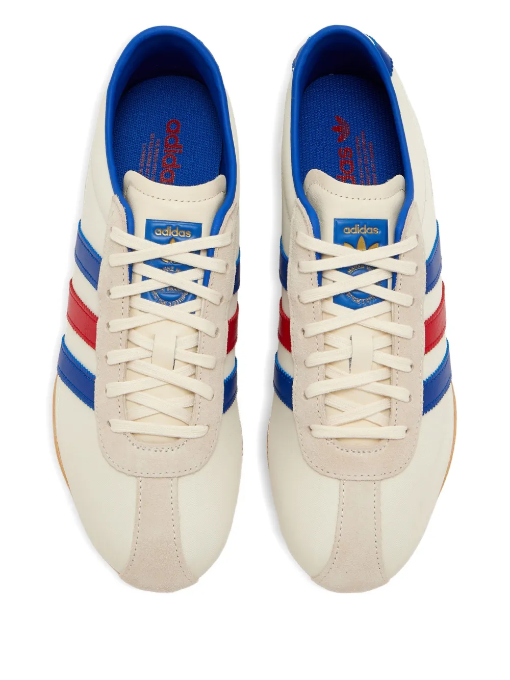 Adidas Originals Tokyo Leather And Suede-trimmed Mesh Sneakers In White