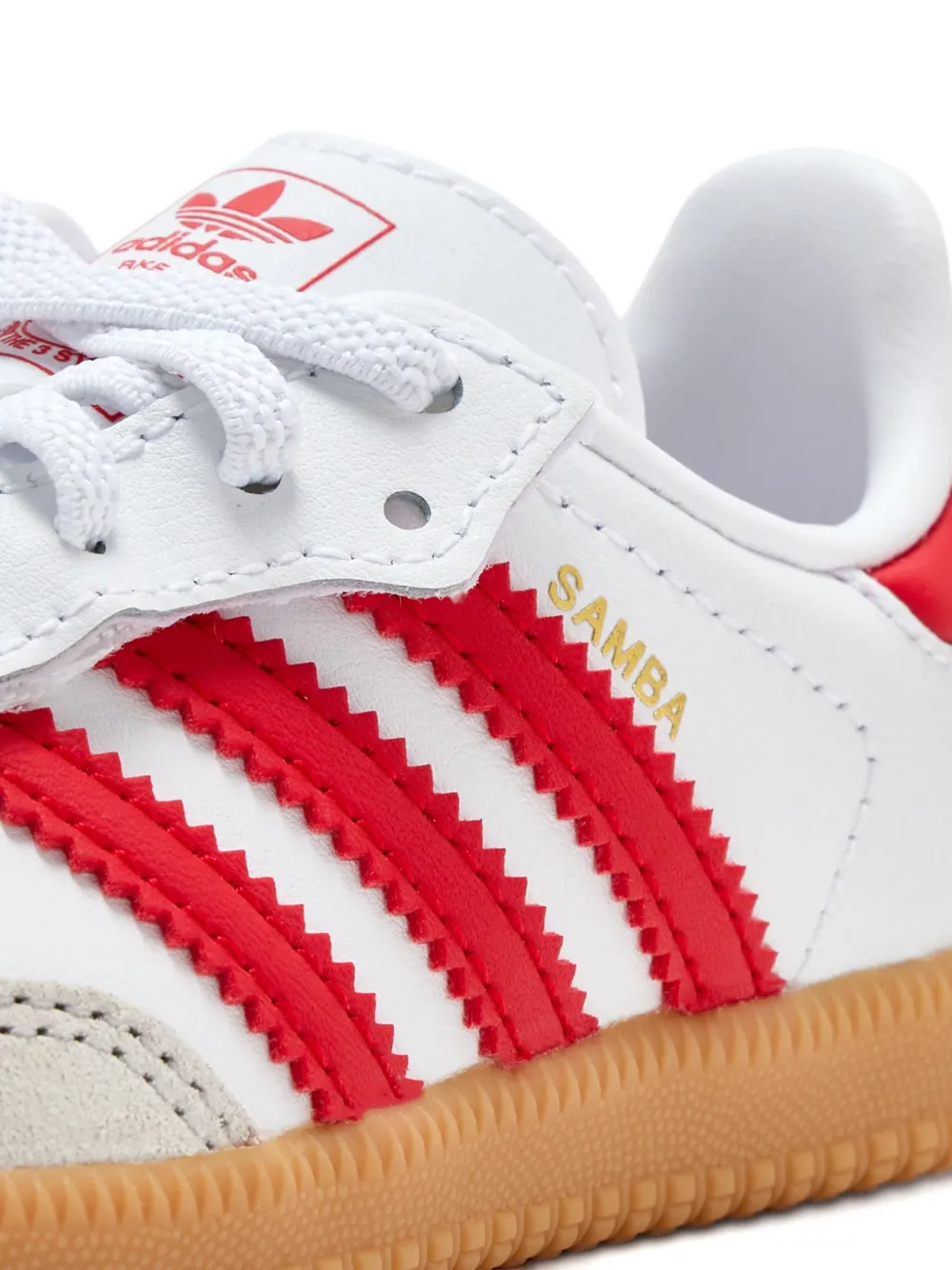 adidas Kids Samba OG leather sneakers White