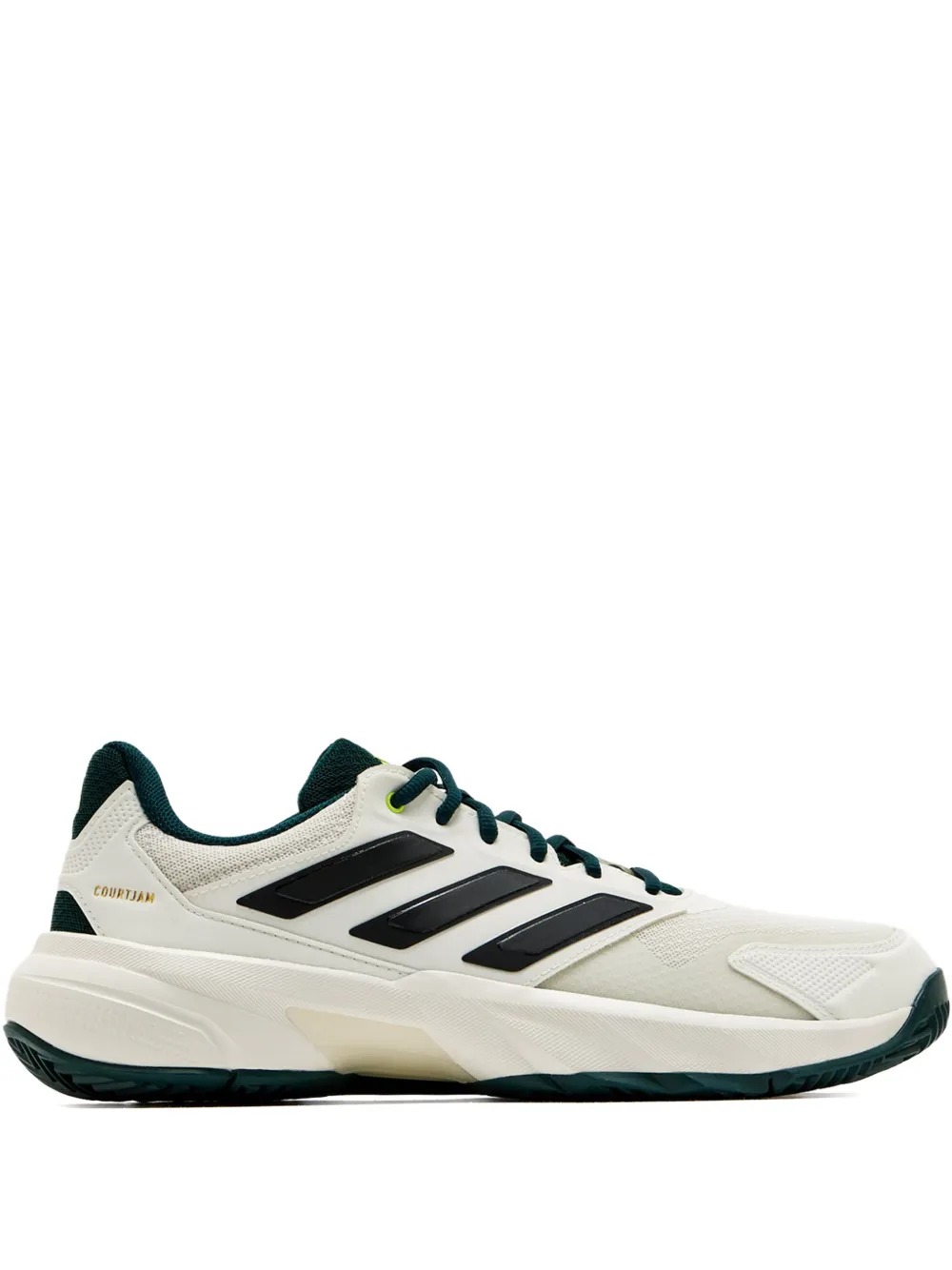 adidas Courtjam Control 3 three-stripe cloudfoam sneakers White