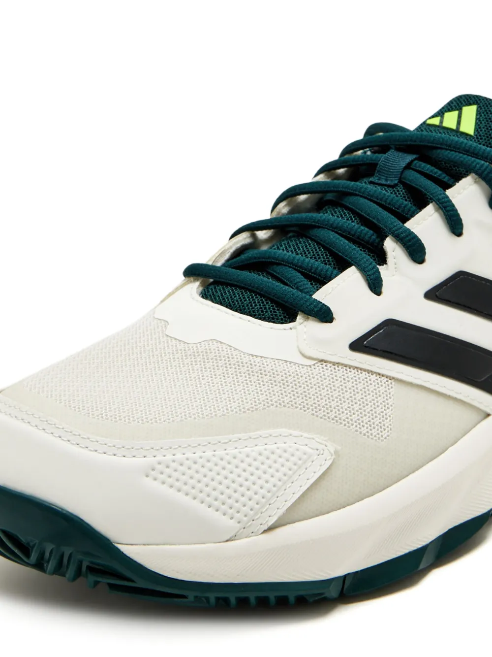 adidas Courtjam Control 3 three-stripe cloudfoam sneakers White