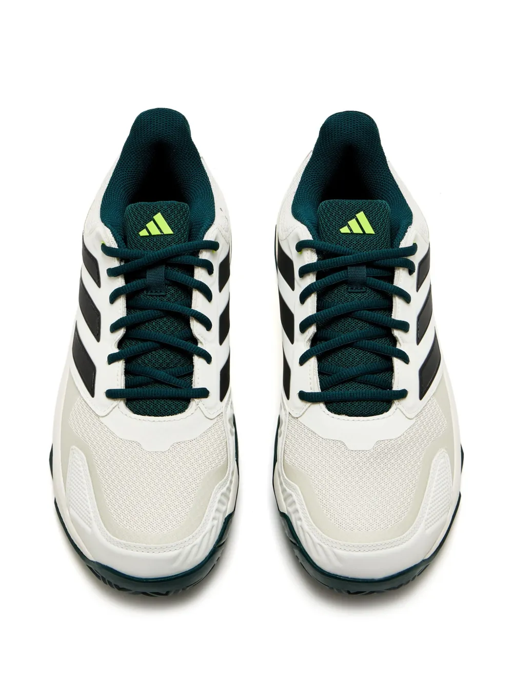 adidas Courtjam Control 3 three-stripe cloudfoam sneakers White