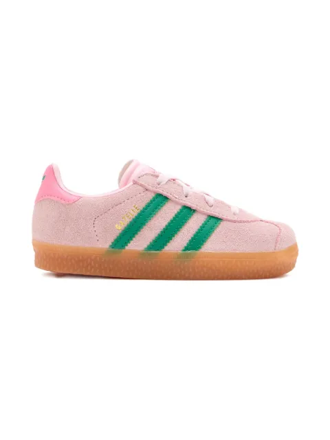 adidas Kids Gazelle three-stripe suede sneakers 