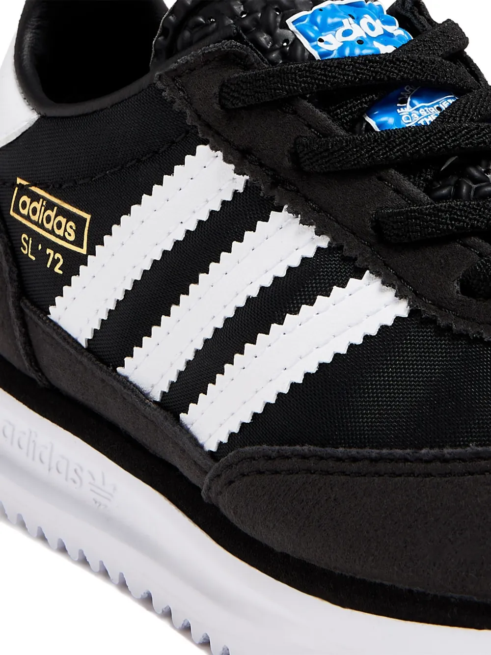 adidas Kids SL 72 RS elastic-laced sneakers Black