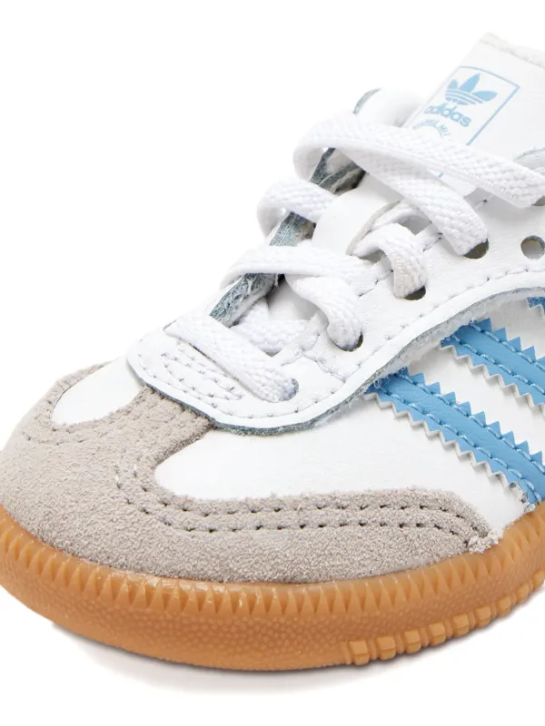 Adidas Kids Samba OG Leather Sneakers White FARFETCH IN