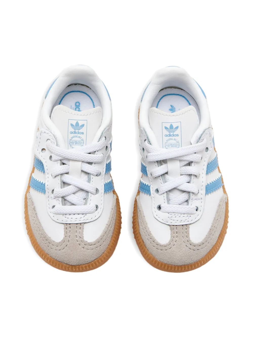 adidas Kids Samba OG leather sneakers White