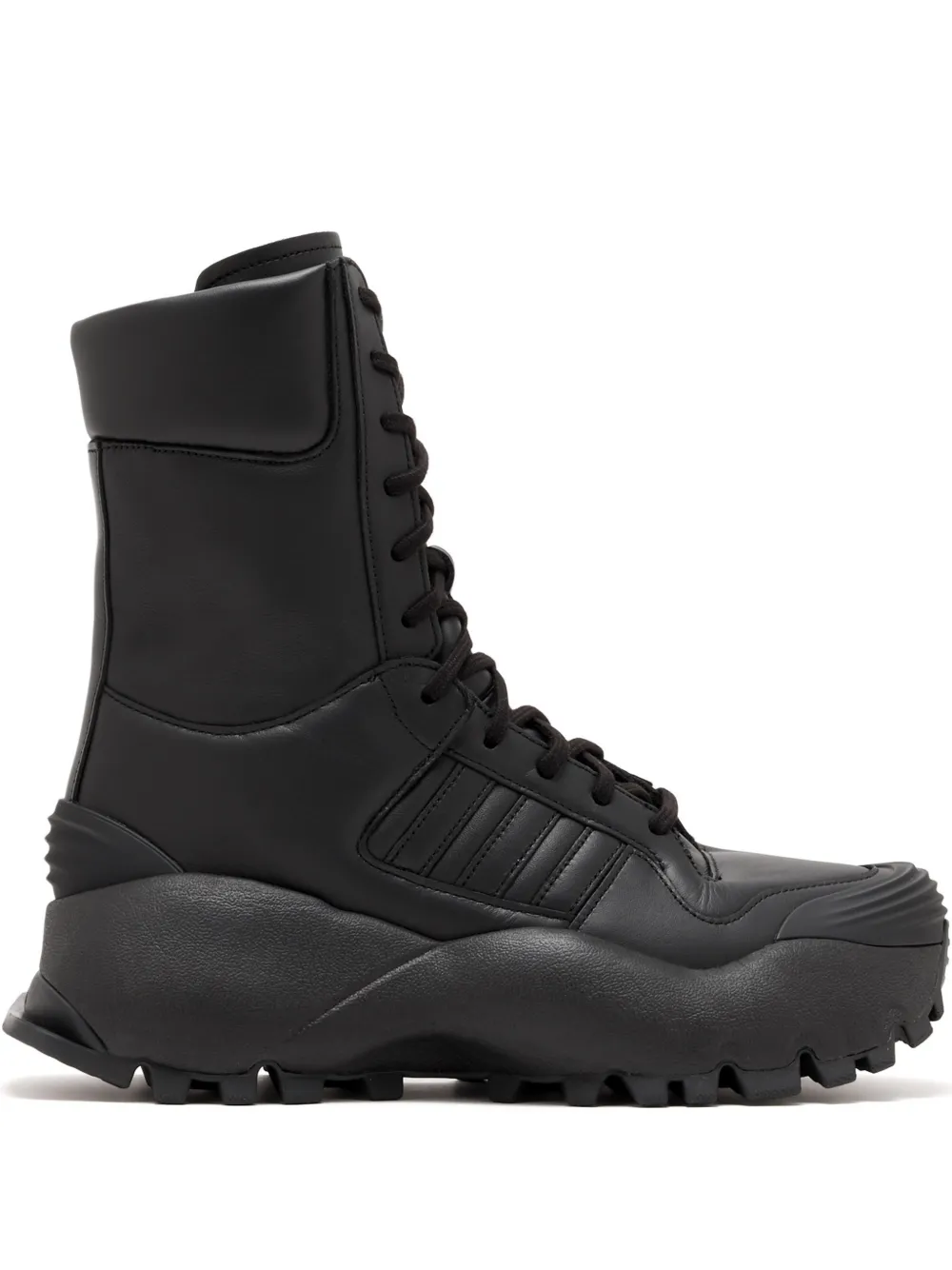 adidas botas con agujetas en colaboración con Willy Chavarria | negro | Image 1