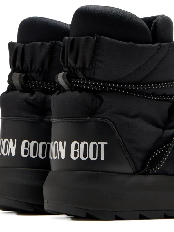 Adidas x Moon Boot Quilted lace-up Boots | Black | FARFETCH