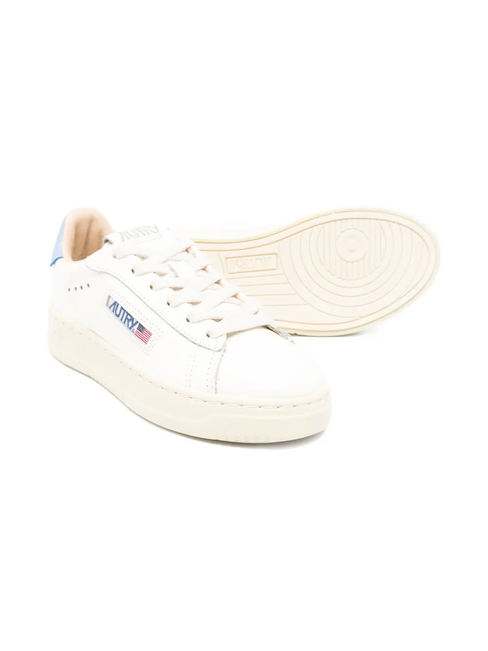 Autry Kids Dallas leather sneakers White