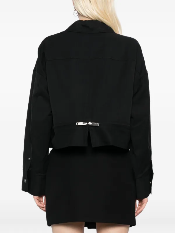 3.1 Phillip Lim ジップ クロップドジャケット | ブラック | FARFETCH JP