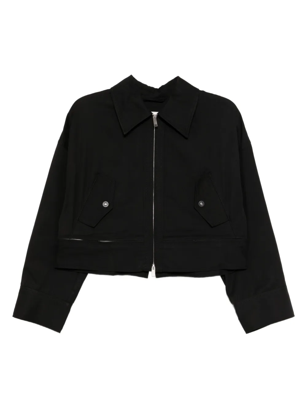 3.1 Phillip Lim two-way zip-fastening cropped jacket | Black | Image 1