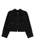 3.1 Phillip Lim two-way zip-fastening cropped jacket - Black
