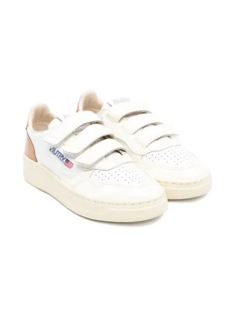 Autry Kids Medalist triple-strap leather sneakers