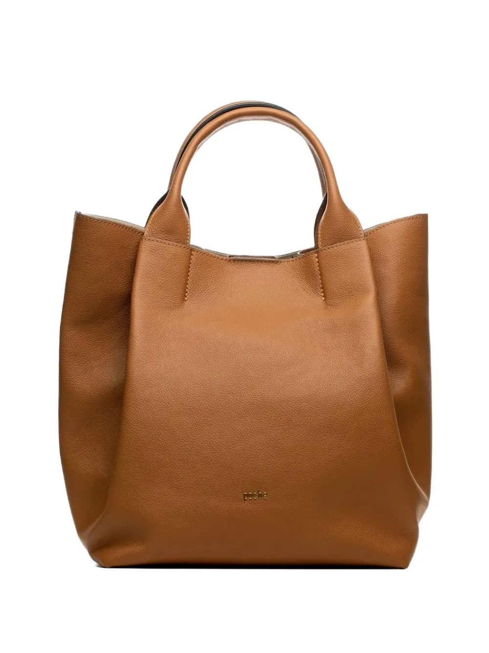 Poche Paris leather tote bag | Brown | Image 1