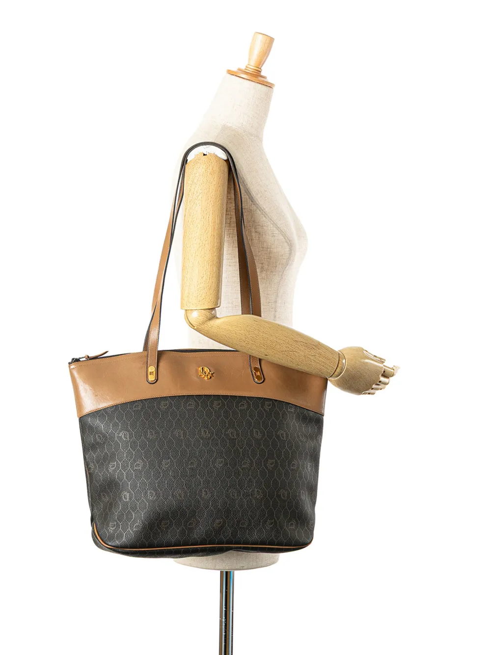 Christian Dior Pre-Owned 20th Century Honeycomb Coated Canvas tote bag | Pre-Owned | Image 2