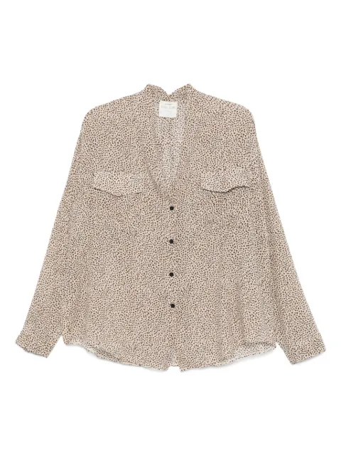 Forte Forte spotted pocket-detail shirt