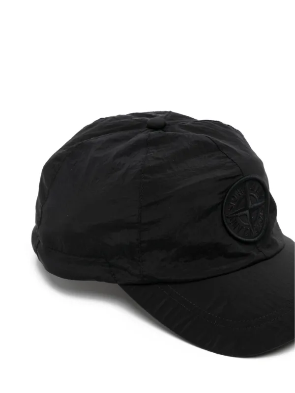 Stone Island ロゴ キャップ | ブラック | FARFETCH JP