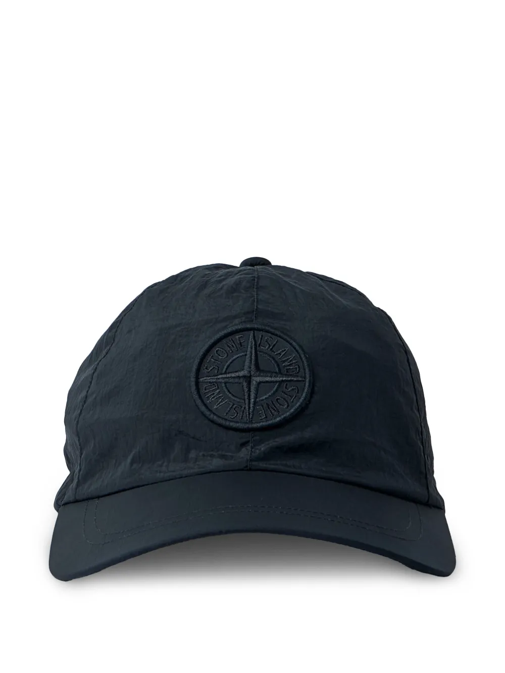 Stone Island embroidered-logo baseball cap - Nero