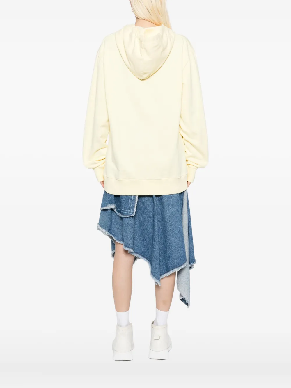 JW Anderson Hoodie met geborduurd logo Geel