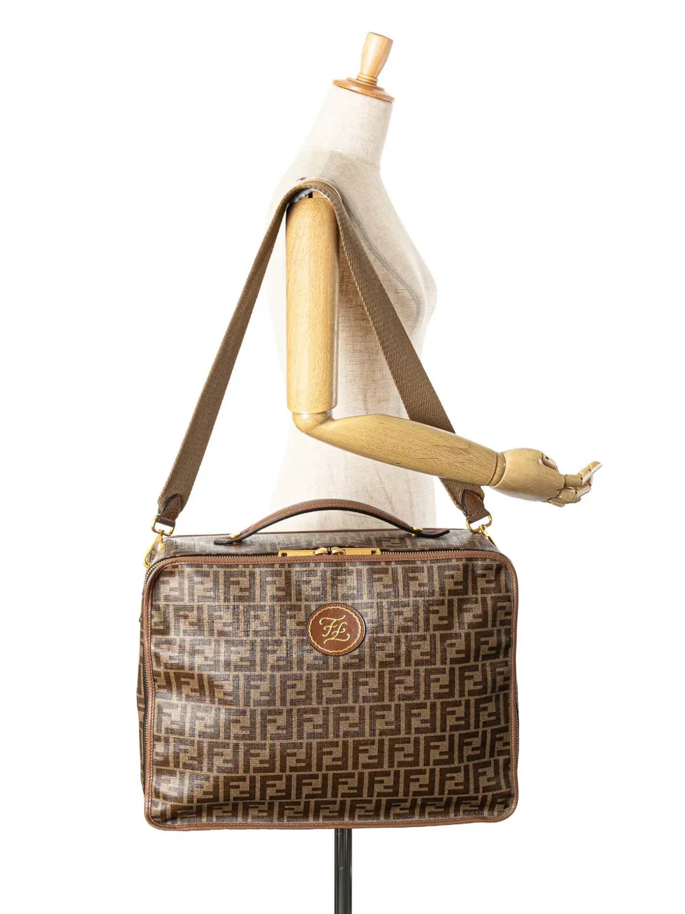Fendi Pre-Owned 2010-2025 Zucca Coated Canvas Karligraphy travel bag | Pre-Owned | Image 2