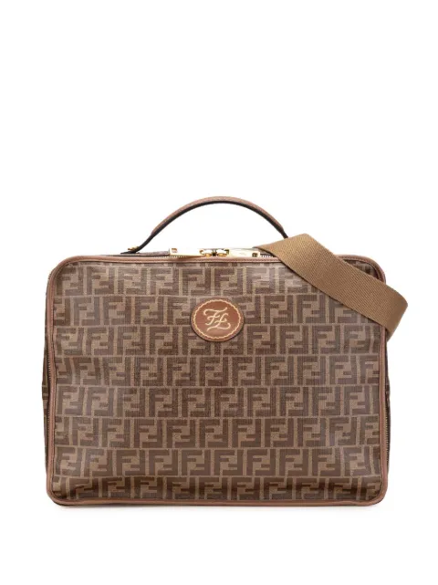 Fendi Pre-Owned شنطة سفر 'كارليغرافي' كانفا مطلي بنقش زوكا 2010-2025