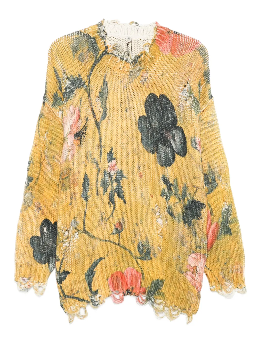 R13 Floral-print Sweater In Multi