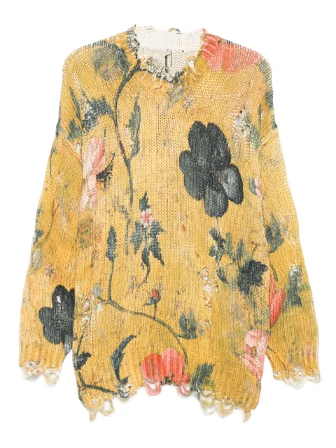 R13 floral-print sweater