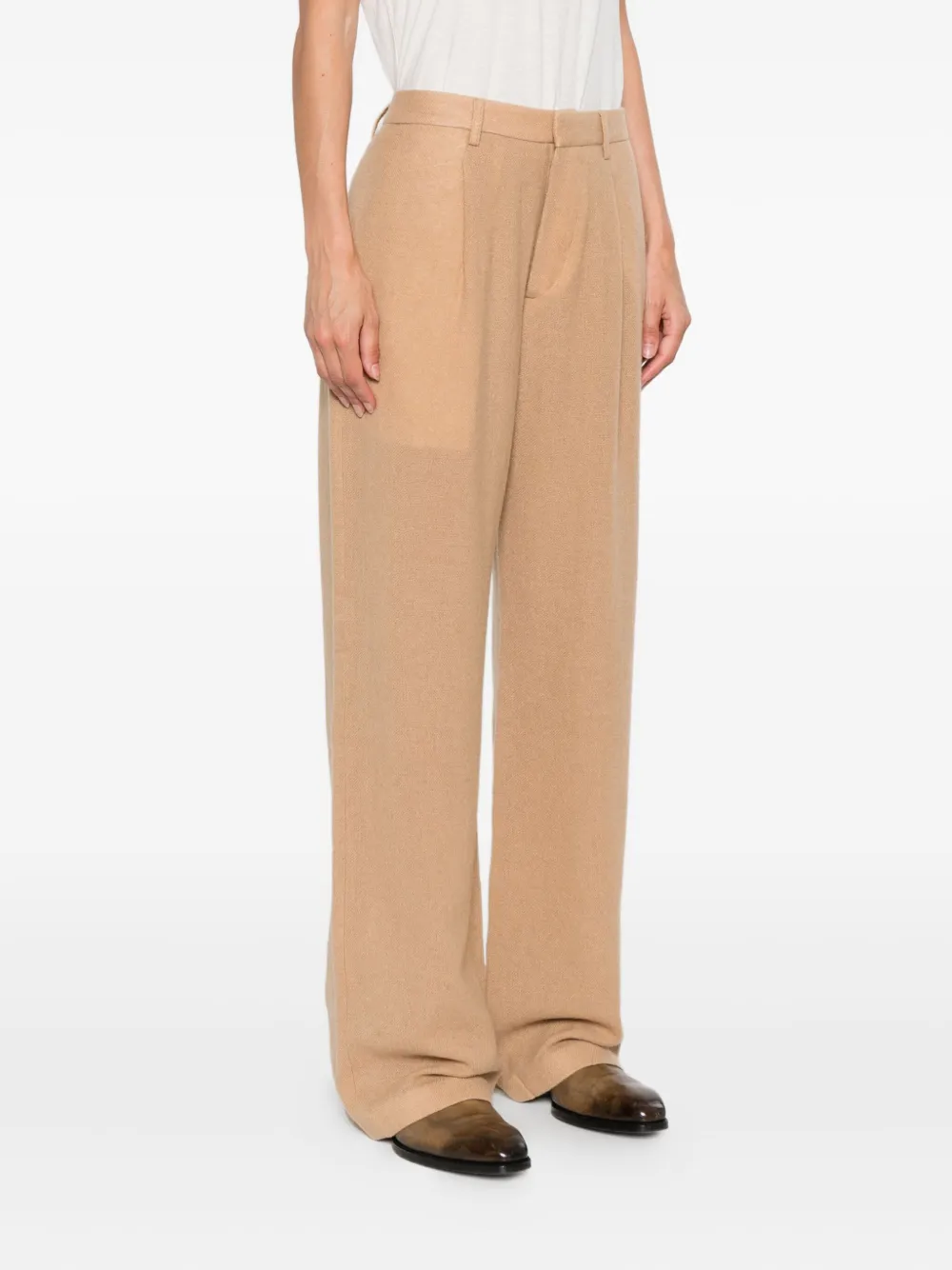 R13 Gebreide broek Beige