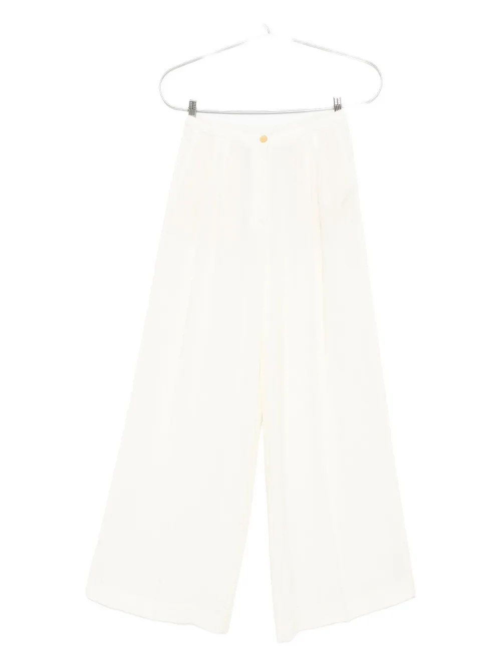 Forte pleat-detailed trousers Beige
