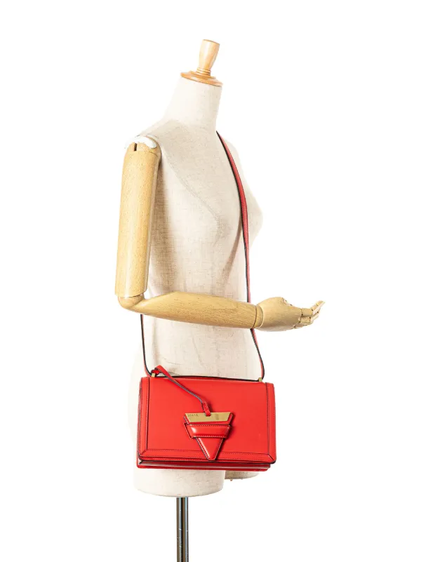 LOEWE バルセロナレッド ショルダーバッグ