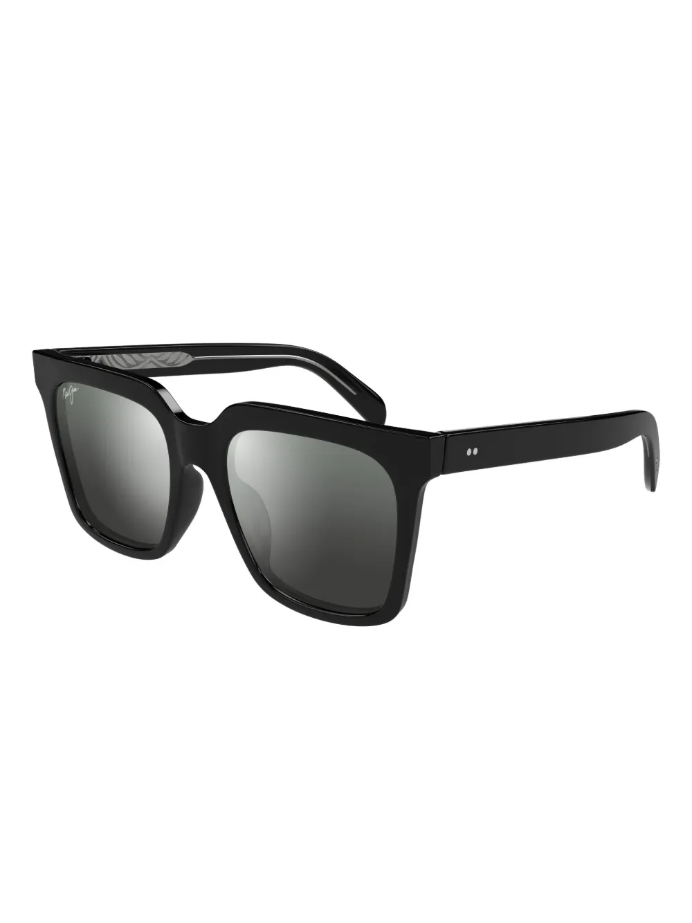 Maui Jim Rooftops zonnebril met vierkant montuur Zwart