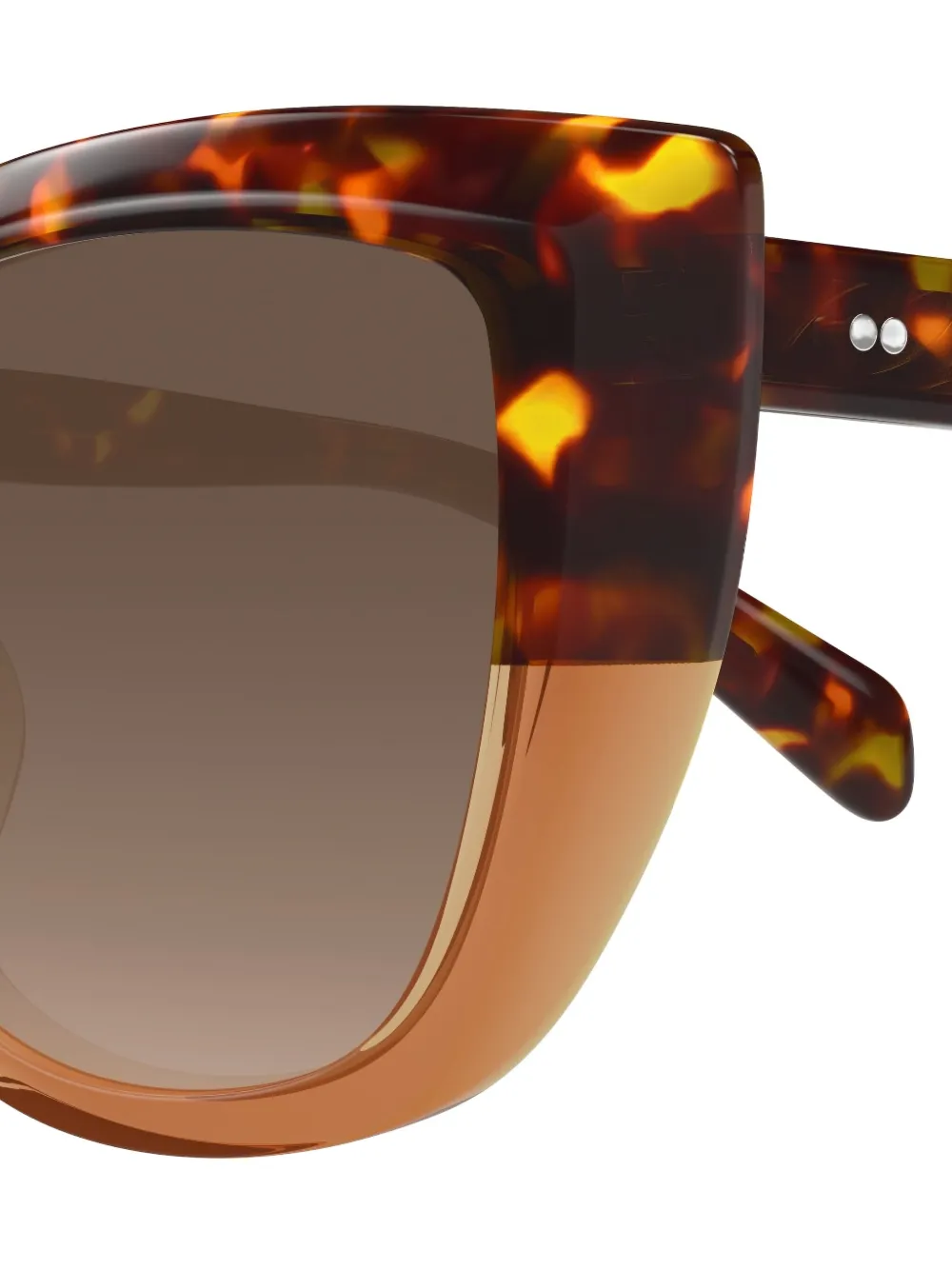 Maui Jim Blossom zonnebril met cat-eye montuur en schildpadschild-design Bruin