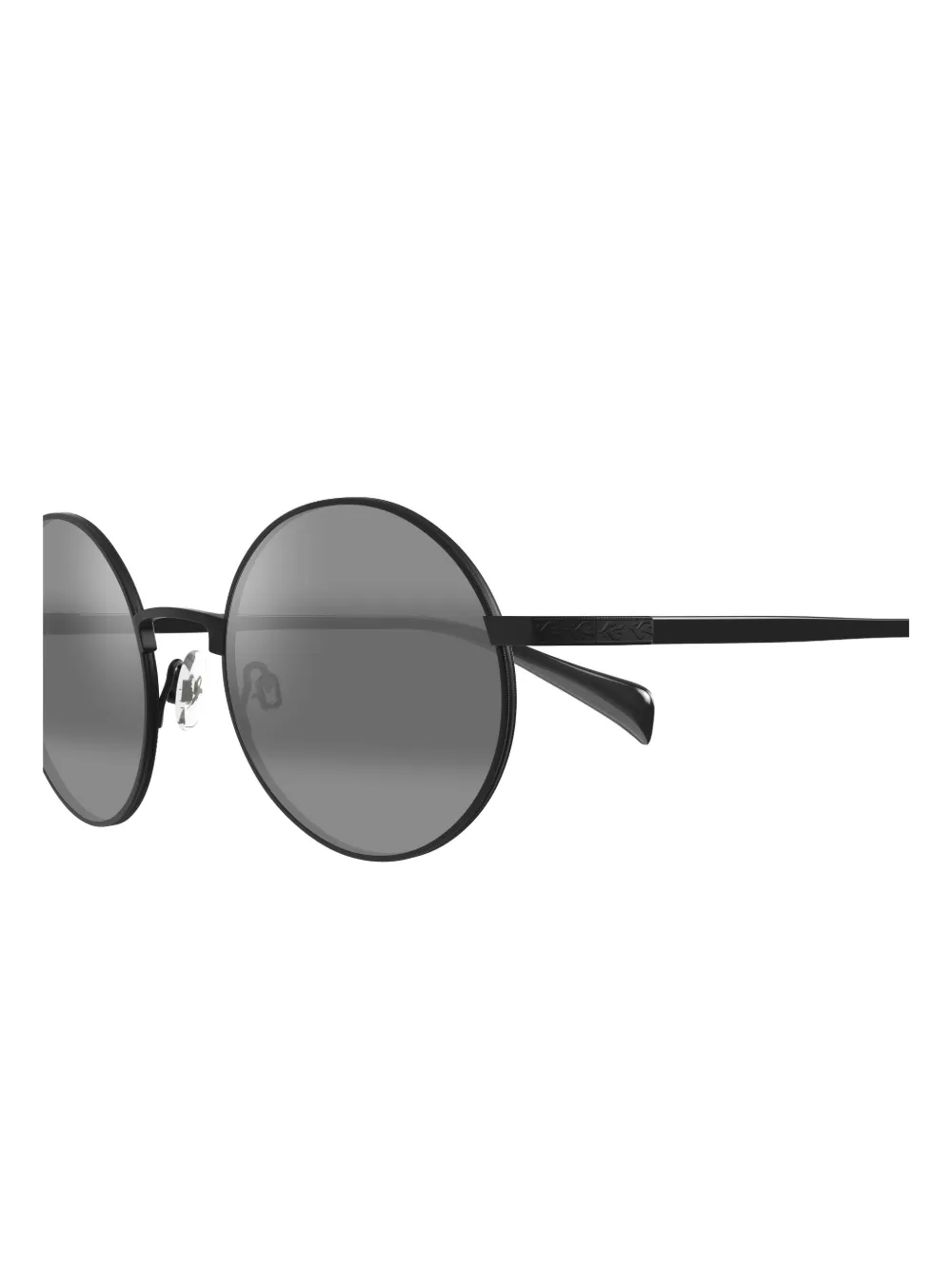 Maui Jim Mokupuni zonnebril met rond montuur Zwart