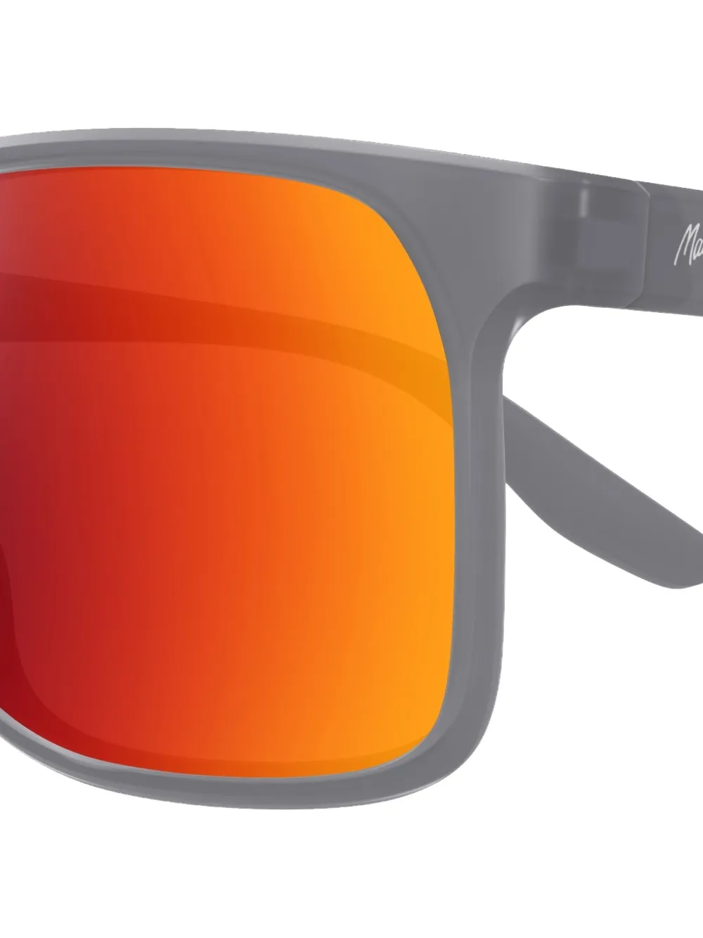 Maui Jim Pailolo zonnebril met vierkant montuur Grijs