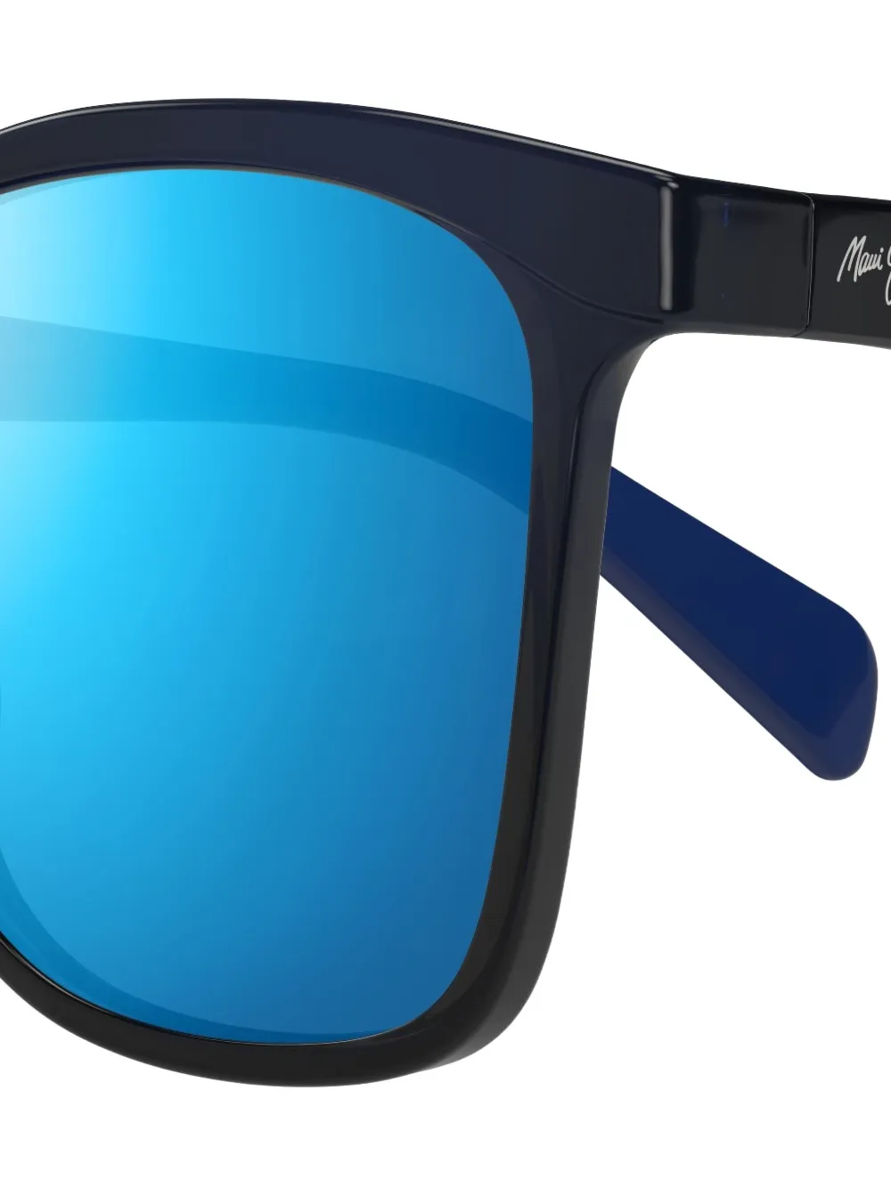 Maui Jim Liquid Sunshine zonnebril met vierkant montuur Blauw