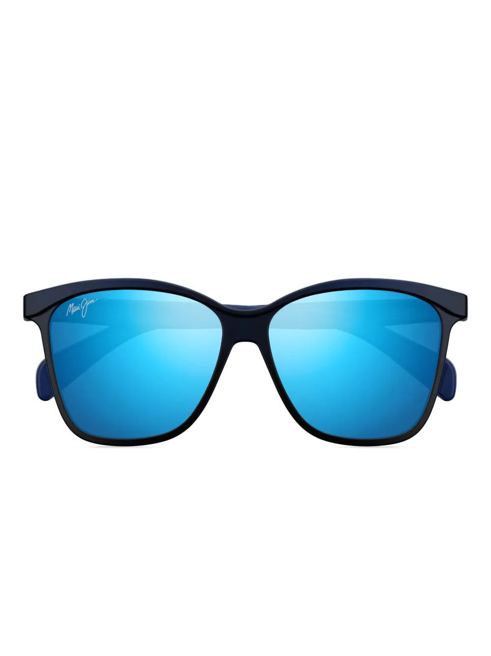Maui Jim Liquid Sunshine zonnebril met vierkant montuur Blauw