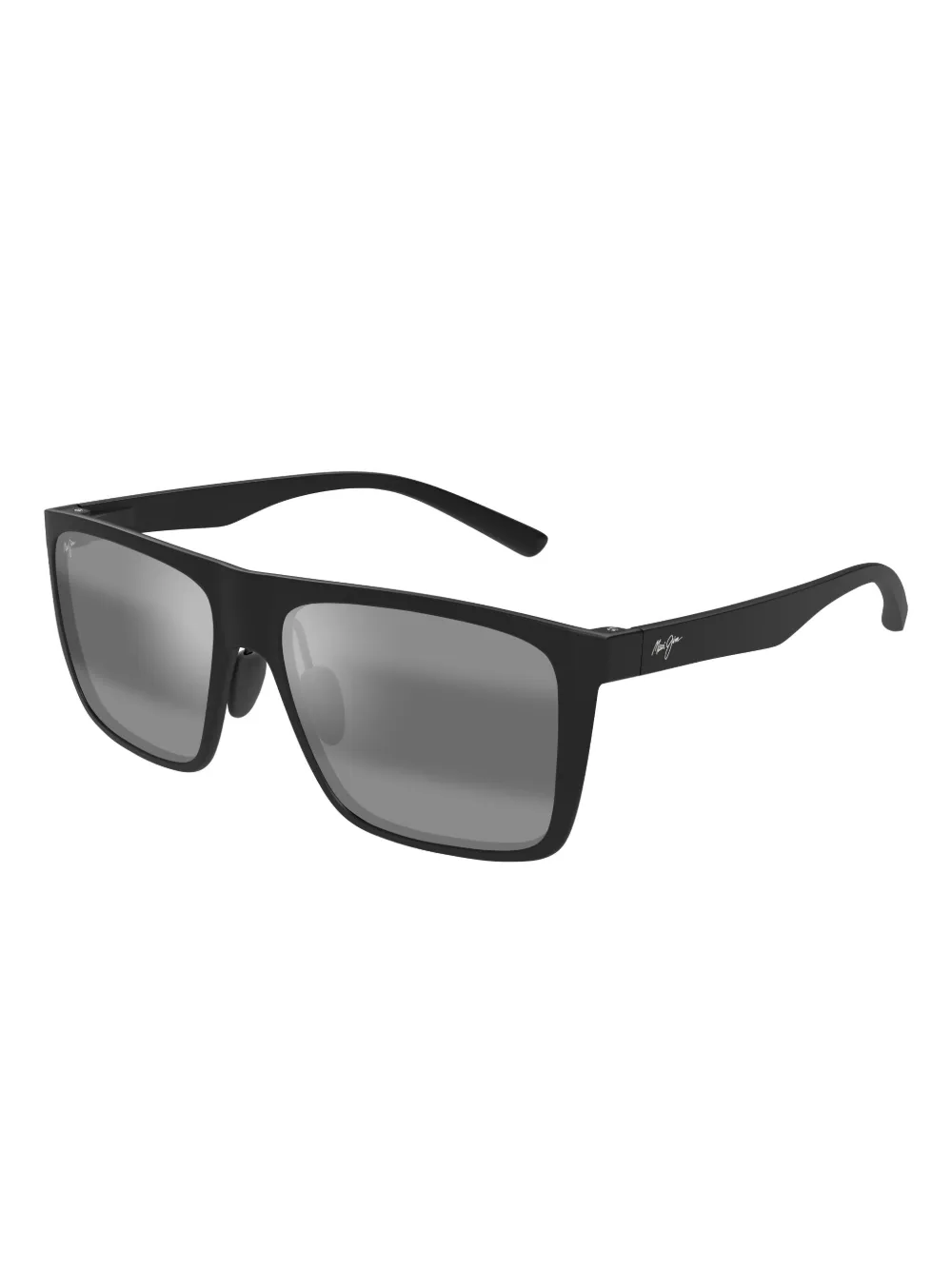 Maui Jim Honokalani zonnebril met vierkant montuur Zwart