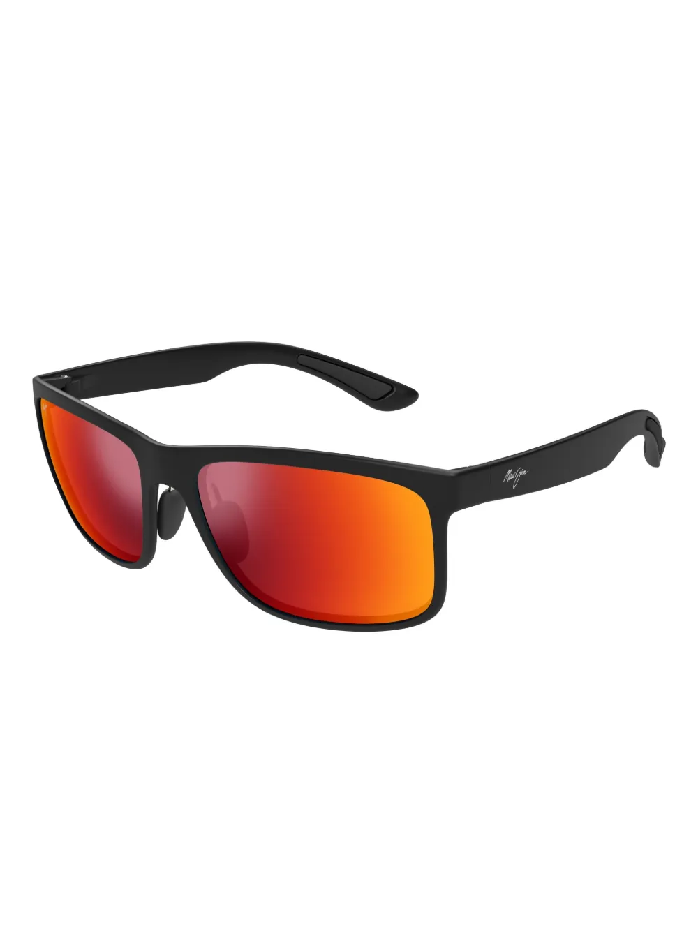 Maui Jim Huero zonnebril met vierkant montuur Zwart