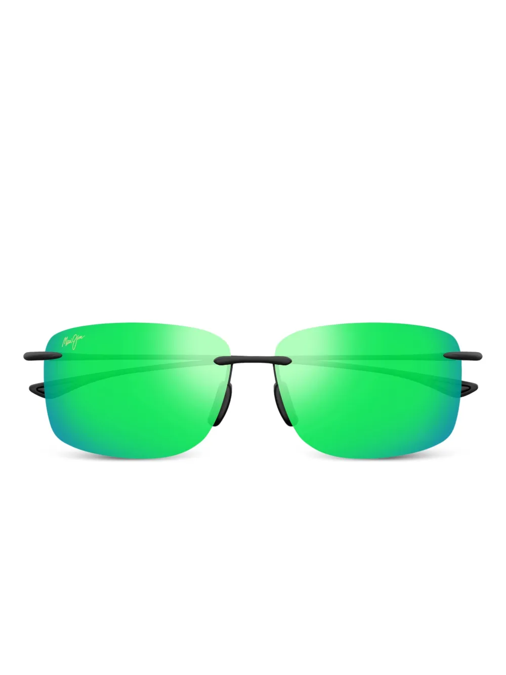 Maui Jim Hema rimless square sunglasses Zwart
