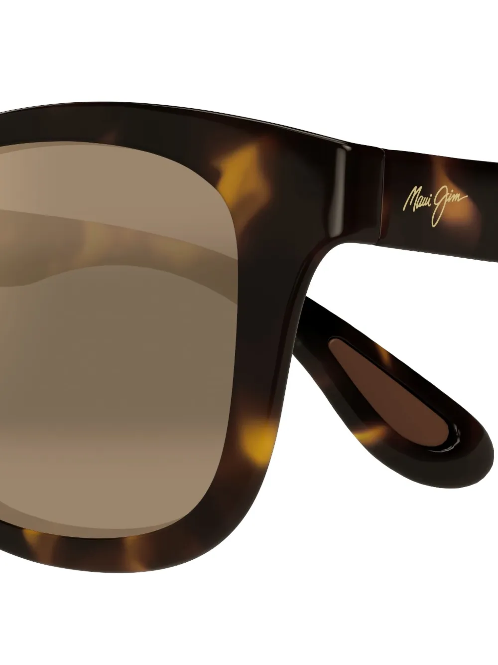 Maui Jim Hana Bay tortoiseshell square sunglasses Bruin